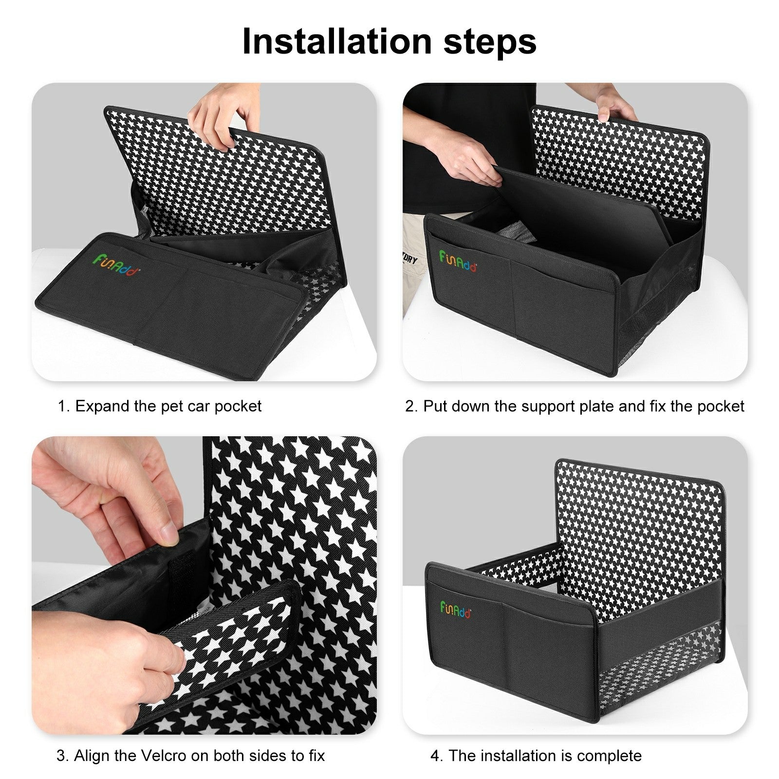 FUNADD FA2003 Anti-dirt Car Trip Pet Safety Seat Breathable Dog Cat Nest FUNADD FA2003 Anti-dirt Car Trip Pet Safety Seat Breathable Dog Cat Nest